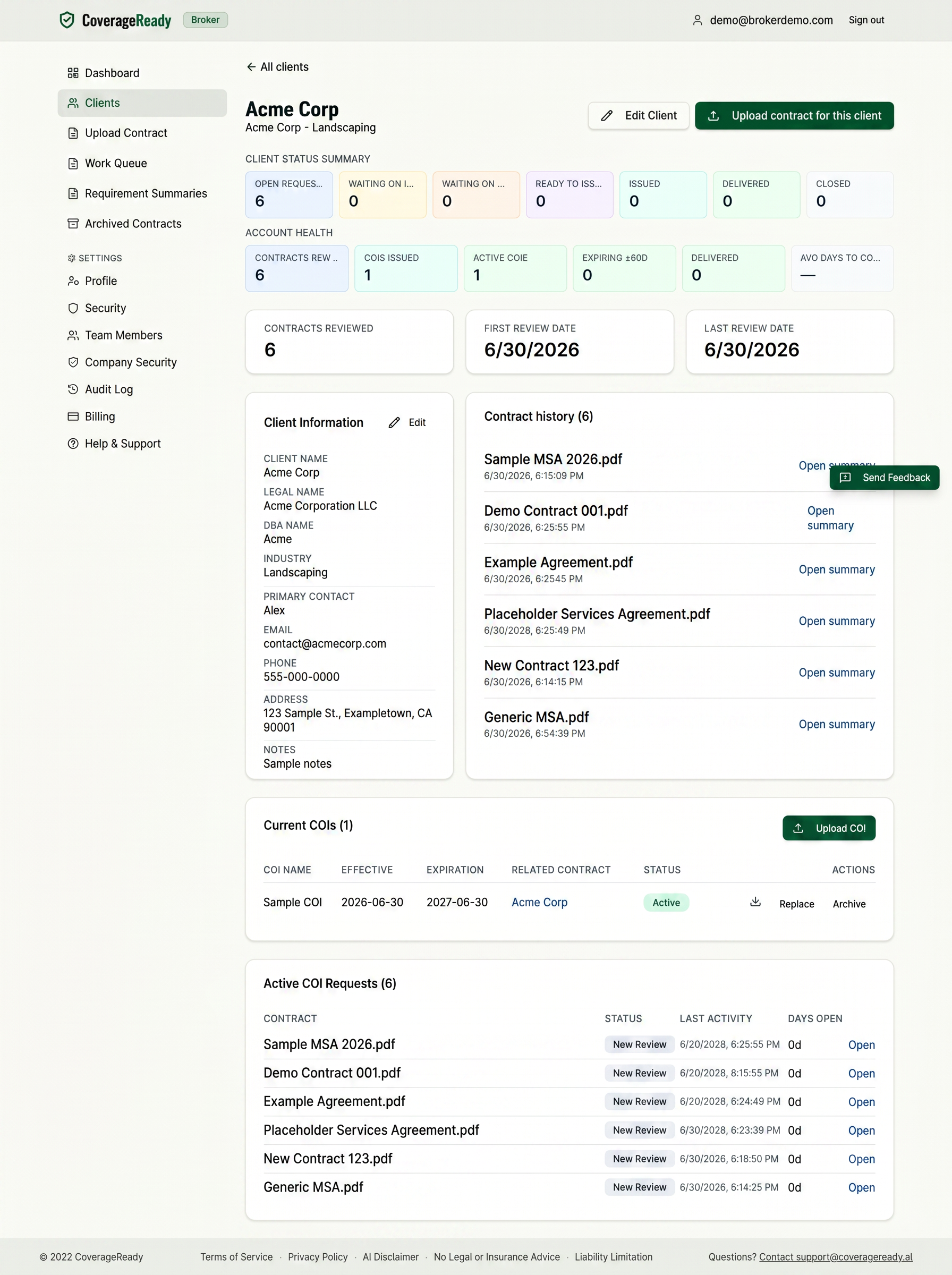 Client View